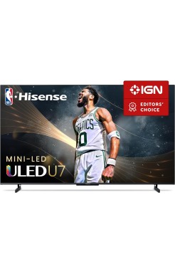 Hisense 75-Inch Class U7 Series Mini-LED ULED 4K UHD Google Smart TV (75U7K, 2023 Model) 