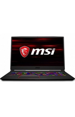 MSI GE75 Raider-023 17.3" Ultra Thin Bezel Gaming Laptop NVIDIA RTX 2080 8G, 144Hz 3ms, Intel i7-8750H (6 cores), 32GB, 1TB NVMe SSD + 2TB HDD, Per Key RGB, Win 10, Aluminum Black