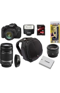 Canon EOS 550D Digital SLR Camera w/ EF-S 18-135mm f/3.5-5.6 IS Lens